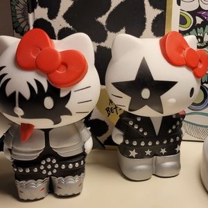 2012 Funko Hello Kitty x KISS POP! The Demon and Starman Vinyl Figures
